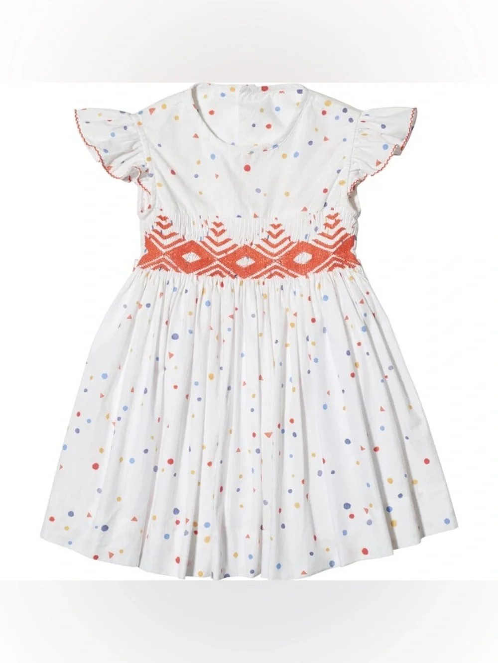 Oso & Me Betty Smocked Dress in Signature Dot